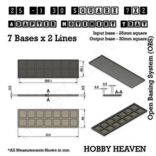 Load image into Gallery viewer, Square and Rectangle Movement Trays Adapters for Tabletop Games - ModelBricks

