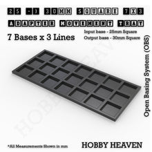 Load image into Gallery viewer, Square and Rectangle Movement Trays Adapters for Tabletop Games - ModelBricks
