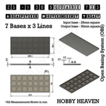 Load image into Gallery viewer, Square and Rectangle Movement Trays Adapters for Tabletop Games - ModelBricks
