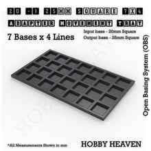 Load image into Gallery viewer, Square and Rectangle Movement Trays Adapters for Tabletop Games - ModelBricks
