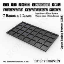 Load image into Gallery viewer, Square and Rectangle Movement Trays Adapters for Tabletop Games - ModelBricks
