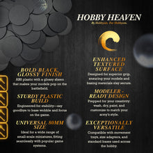 Load image into Gallery viewer, 80mm Round Plain Plastic Bases - ModelBricks
