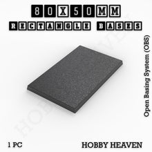Load image into Gallery viewer, Rectangle Bases Range Sizes - 75x30mm to 125x40mm Medium Sizes 3d Print Full Range Tabletop Games - ModelBricks
