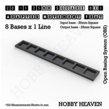 Load image into Gallery viewer, Square and Rectangle Movement Trays Adapters for Tabletop Games - ModelBricks
