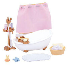 Load image into Gallery viewer, Sylvanian Families Bath &amp; Shower Set Furniture Playset for Ages 3 &amp; Up
