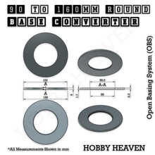 Load image into Gallery viewer, Round Bases Size Converters Round to Round 3d Print Full Range - ModelBricks
