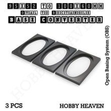 Load image into Gallery viewer, Wargaming Oval to Rectangle Base Converters – Tabletop Games | 3D Printed Tabletop Accessories - ModelBricks
