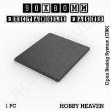 Load image into Gallery viewer, Rectangle Bases Range Sizes - 75x30mm to 125x40mm Medium Sizes 3d Print Full Range Tabletop Games - ModelBricks

