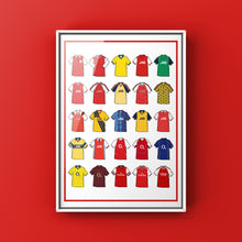 Load image into Gallery viewer, Gunners Retro Shirts Football Print - ModelBricks
