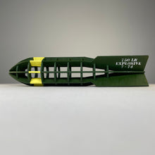 Load image into Gallery viewer, Prop WW2 Bomb  - Flatpack Model Kit by Curious Rabbit ® - ModelBricks
