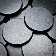 Load image into Gallery viewer, 40mm Round Bases | Plain Black Plastic Bases for Wargames| Miniature Wargaming Bases - ModelBricks
