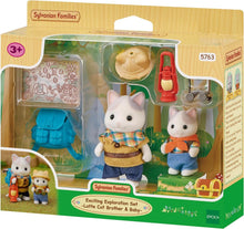 Load image into Gallery viewer, Sylvanian Families Exciting Exploration Set Latte Cat Siblings Ages 3+
