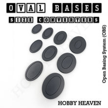 Load image into Gallery viewer, Oval To Oval Bases Size Converters 3d Print Full Range - ModelBricks
