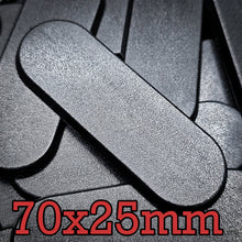 Load image into Gallery viewer, 70x25mm Pill Bike Plain Plastic Bases - ModelBricks

