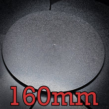 Load image into Gallery viewer, 160mm Round Plain Plastic Bases - ModelBricks
