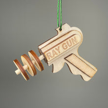 Load image into Gallery viewer, Ray Gun Bauble - Handmade Ornament By Curious Rabbit ® - ModelBricks
