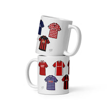 Load image into Gallery viewer, Bournemouth Retro Shirts Ceramic Football Mug
