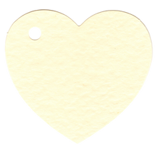 Load image into Gallery viewer, 100 Heart Shaped Gift Tags with White Satin Ribbon -  21 Colours, Birthday Xmas - ModelBricks
