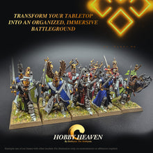 Load image into Gallery viewer, 25mm Square Parallel Slotted Plastic Bases - ModelBricks
