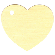 Load image into Gallery viewer, 100 Heart Shaped Gift Tags with White Satin Ribbon -  21 Colours, Birthday Xmas - ModelBricks
