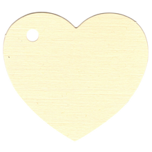 Load image into Gallery viewer, 100 Heart Shaped Gift Tags with White Satin Ribbon -  21 Colours, Birthday Xmas - ModelBricks
