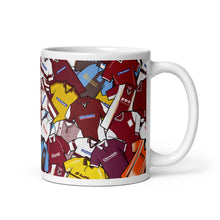 Load image into Gallery viewer, Northampton Retro Shirts Collage Ceramic Football Mug
