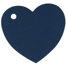 Load image into Gallery viewer, 100 Heart Shaped Gift Tags with White Satin Ribbon -  21 Colours, Birthday Xmas - ModelBricks
