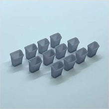 Load image into Gallery viewer, OO Scale Ready to Paint Wall Mounted Station Bin (12 pack) - ModelBricks
