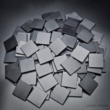 Load image into Gallery viewer, 40mm Square Plain Plastic Bases - ModelBricks
