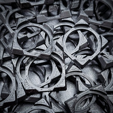 Load image into Gallery viewer, Round to Square Bases Shape and Size Converters 3d Print Full Range - ModelBricks
