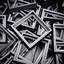 Load image into Gallery viewer, 25–30mm Square Base Adapters | Injection Moulded | No Rebasing Required | Fits Popular Fantasy Miniatures - ModelBricks
