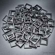 Load image into Gallery viewer, 25–30mm Square Base Adapters | Injection Moulded | No Rebasing Required | Fits Popular Fantasy Miniatures - ModelBricks
