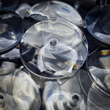 Load image into Gallery viewer, 32mm Round Flying Clear Plastic Base - ModelBricks
