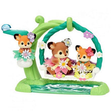 Load image into Gallery viewer, Sylvanian Families - Floral Swing Set - Deer Babies
