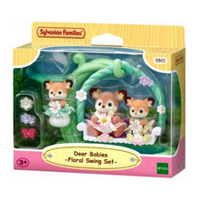Load image into Gallery viewer, Sylvanian Families - Floral Swing Set - Deer Babies
