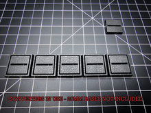 Load image into Gallery viewer, 20mm to 25mm Square Base Converter for Wargaming Miniatures | Hobby Heaven - ModelBricks

