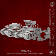 Load image into Gallery viewer, Soldiers of Vyriya Military TeleTanks | Set of 3
