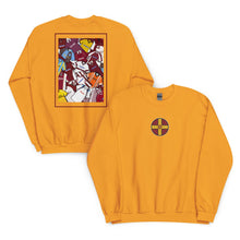 Load image into Gallery viewer, Northamptonshire Flag &amp; Northampton Retro Shirts Unisex Sweatshirt - ModelBricks
