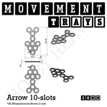 Load image into Gallery viewer, 28mm Movement Trays for Tabletop Games | Wargaming | Full Range - ModelBricks

