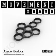 Load image into Gallery viewer, 28mm Movement Trays for Tabletop Games | Wargaming | Full Range - ModelBricks
