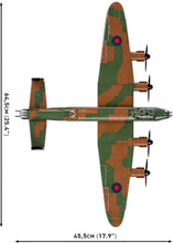 Load image into Gallery viewer, Avro Lancaster Bomber Mk. III brick plane model - COBI 5759 - 1643 bricks - ModelBricks
