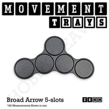 Load image into Gallery viewer, 28mm Movement Trays for Tabletop Games | Wargaming | Full Range - ModelBricks
