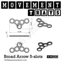 Load image into Gallery viewer, 28mm Movement Trays for Tabletop Games | Wargaming | Full Range - ModelBricks
