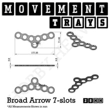 Load image into Gallery viewer, 28mm Movement Trays for Tabletop Games | Wargaming | Full Range - ModelBricks
