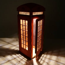 Load image into Gallery viewer, Telephone Box Lamp - Pre-Built Model by Curious Rabbit ® - ModelBricks
