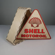 Load image into Gallery viewer, Shell Oil Box - Pre-Built Model by Curious Rabbit ® - ModelBricks
