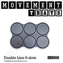 Load image into Gallery viewer, 28mm Movement Trays for Tabletop Games | Wargaming | Full Range - ModelBricks

