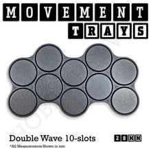 Load image into Gallery viewer, 28mm Movement Trays for Tabletop Games | Wargaming | Full Range - ModelBricks
