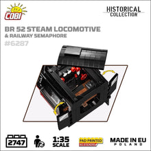 Load image into Gallery viewer, DRB Class 52 Steam Locomotive &amp; Semaphore brick model - COBI 6287 - 2747 bricks
