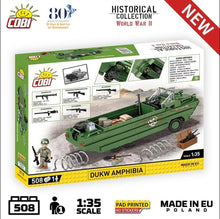Load image into Gallery viewer, DUKW Amphibia- COBI 3110 - 508 brick amphibious car
